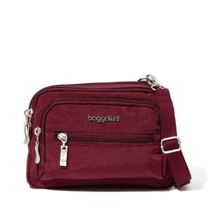baggallini Women's Triple Zip Bagg Small Crossbody Bag